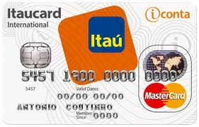 Com a iConta o cliente recebe um cartão múltiplo (débito e crédito) internacional da MasterCard.