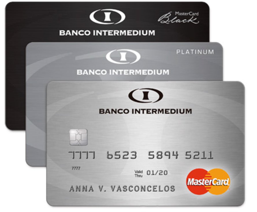 Cartões do Banco Intermedium não possuem tarifa de anuidade e possuem a bandeira internacional MasterCard (divulgação)