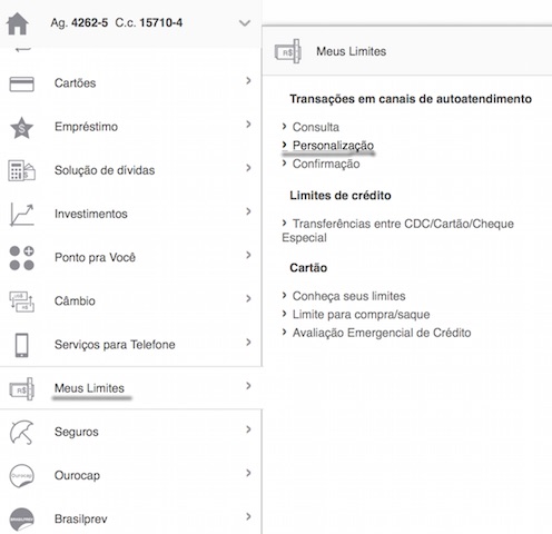 Como aumentar limite de transferência e pagamentos no 