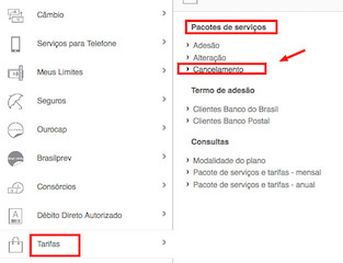 Banco do Brasil – mudar conta para pacote de serviços 