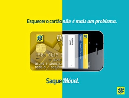 Saque Sem e Saque Móvel do Banco do Brasil permite sacar dinheiro usando um código no caixa eletrônico e sem usar o cartão de débito (divulgação)