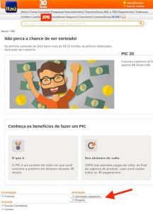 Como resgatar dinheiro do PIC Banco Itaú - Conta-Corrente