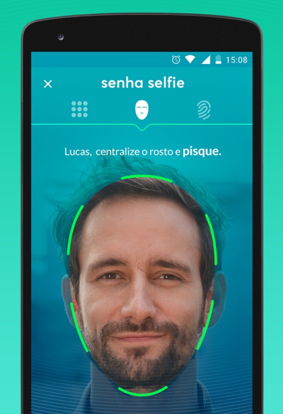 Banco Neon usa biometria facial