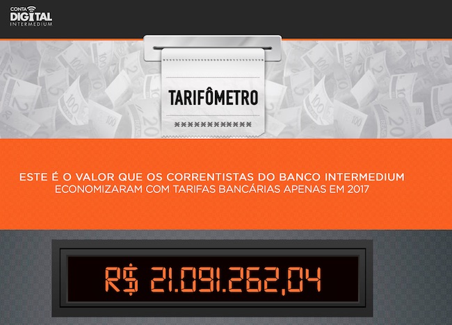 Tarifômetro Banco Intermedium