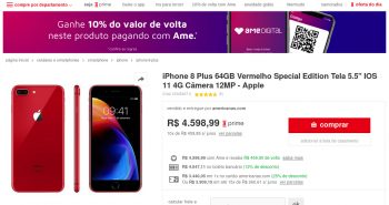 Pagamento de iPhone pelo AME DIGITAL