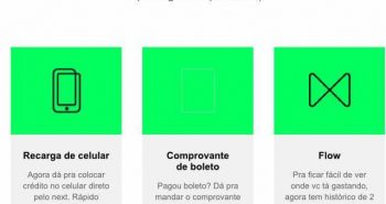 Next agora tem recarga de celular