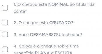 Cheques no Banco Inter