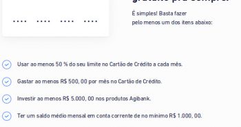 Isenção de anuidade Cartão Agibank