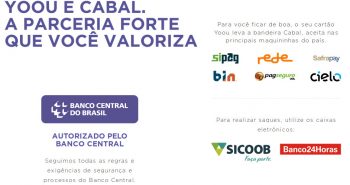 Cartão Yoou Cabal