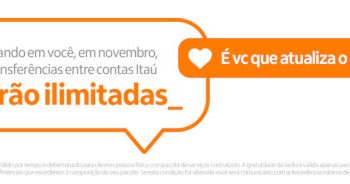 Itaú transferências ilimitadas