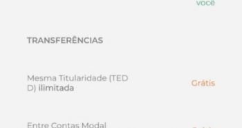 Tabela de Tarifas Modalmais