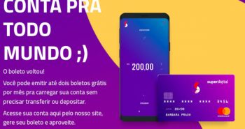 Superdigital boleto bancário