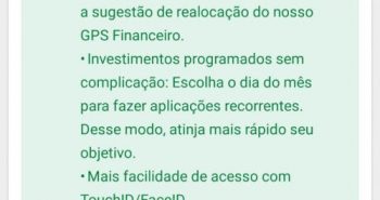 Atualização aplicativo Sofisa Direto