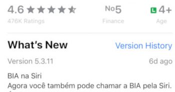 Bia do Bradesco agora disponível na Siri da Apple