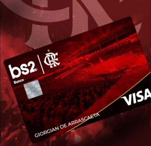 Cartão Flamengo Visa Banco BS2