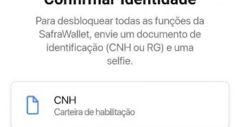 SafraWallet aplicativo exige selfie e foto de documento