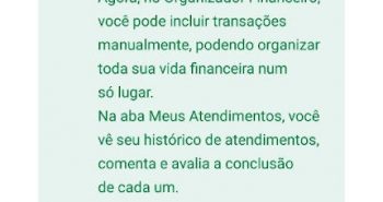 Gerenciador financeiro manual Woop Sicredi