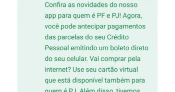 Novidades do APP do Banco Original