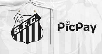 Camisa do Santos FC com patrocínio do PicPay