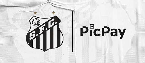 Camisa do Santos FC com patrocínio do PicPay