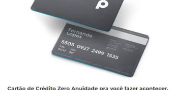 Cartão de Crédito da Conta Digital do Banco PAN frente e verso