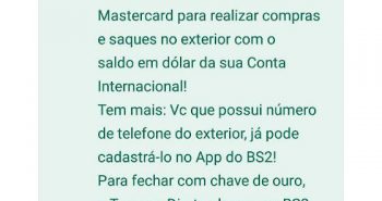 Novidades do APP BS2