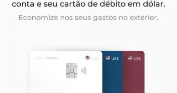 Conta Global C6 Bank no aplicativo