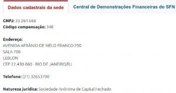 Banco XP código 348