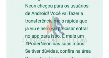 Widget de transferência da NEON para Android