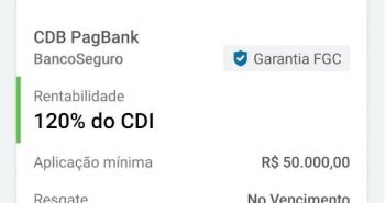 CDB 120% DO CDI PAGBANK