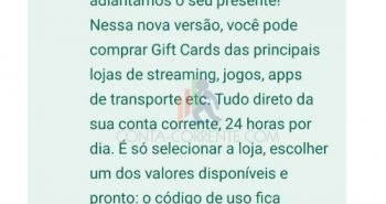 Gift Cards Banco BS2