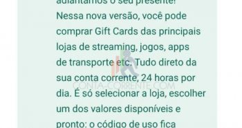 Gift Cards Banco BS2