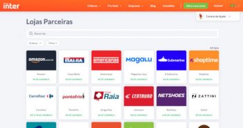 Shopping Banco Inter pelo site