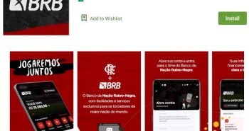 aplicativo da conta do BRB em parceria com o Flamengo