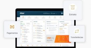 Tela do novo internet banking PJ do Banco Inter