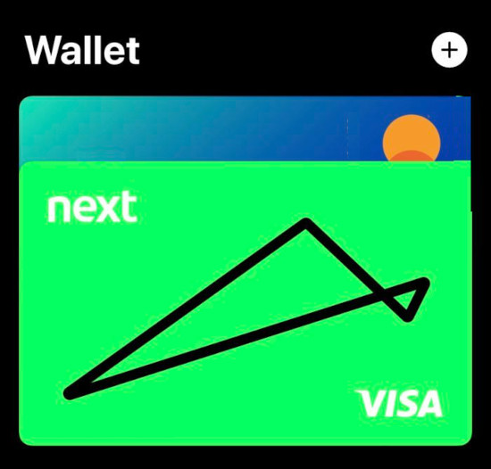 Cartão Next no Apple Pay