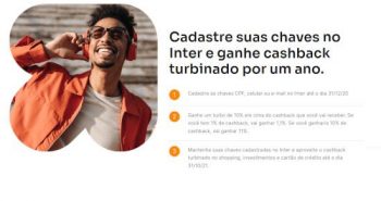 Pix com cashback turbinado no Banco Inter
