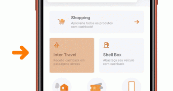 Telas do Inter Travel no app