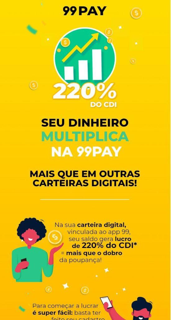 Liquidez diária 99Pay com 220% do CDI