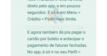 Next changelog do APP
