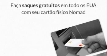 Saques grátis cartão Nomad nos EUA