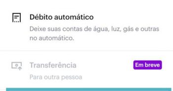 NuConta do Nubank terá débito automático de cartão