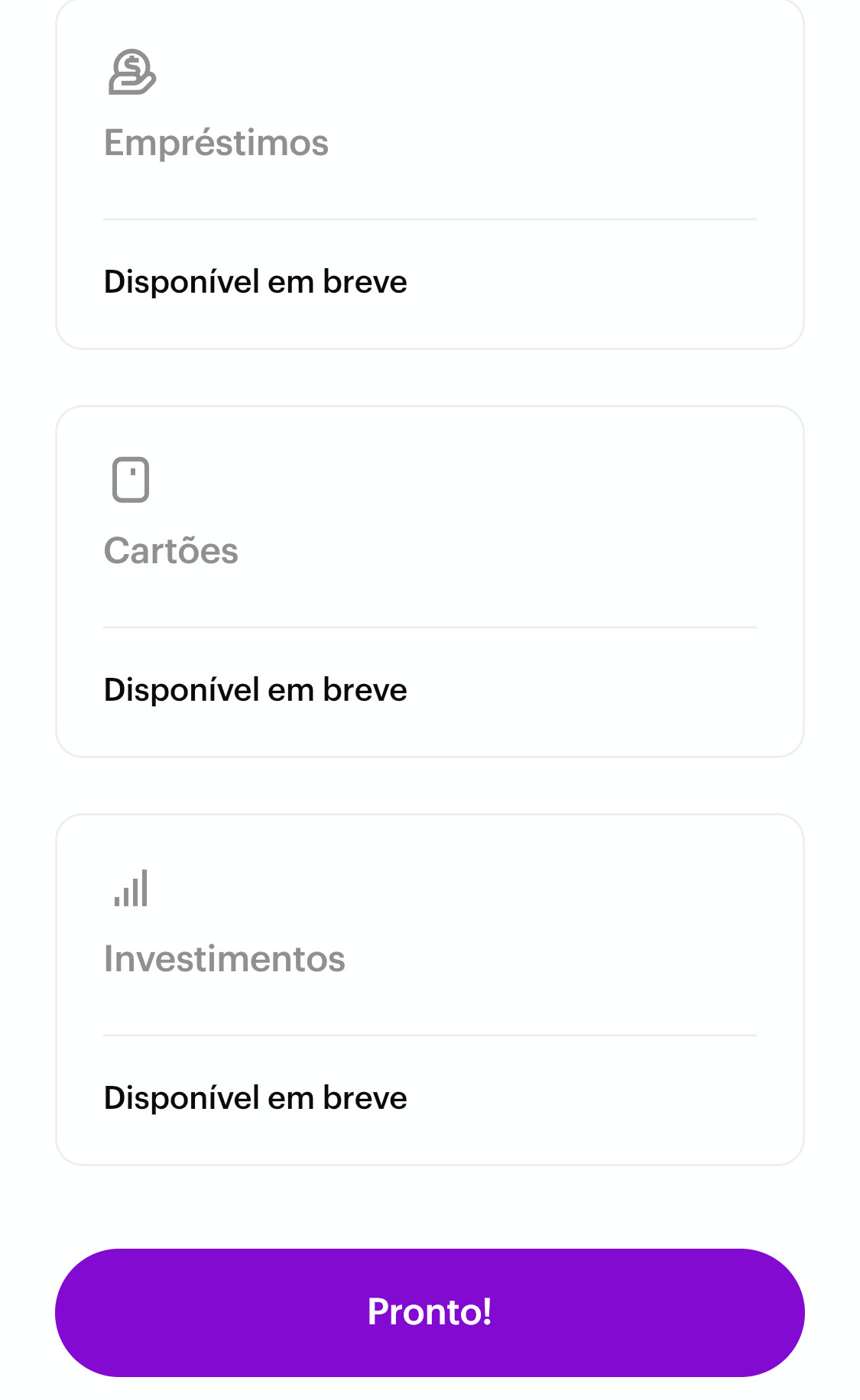 Nubank aprimora Modo Rua para incluir compras no cartão, empréstimos e até investimentos.