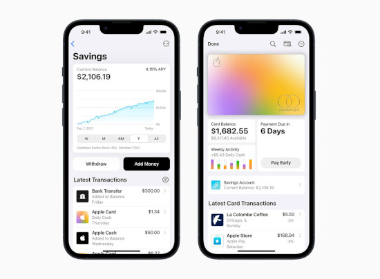 Apple Wallet agora tem conta poupança com rentabilidade acima da média do mercado.