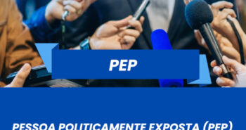 Ilustração, homem fazendo alusão a político sendo entrevistado.